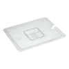 Gastronorm Lid Clear Polycarbonate 1/2 Notched