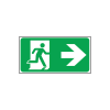 Self Adhesive Exit Man Arrow Right Sign