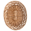 Natural Open Weave Willow Basket Oval 28x23cm