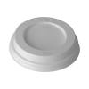 White Domed Sip-Thru Lid to fit 8oz Cup (Pack 100) [1000]
