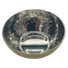 Round Brass Plated Hammered Ramekin 6cm