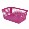 Whitefurze Plastic Handy Basket 25cm Pink