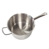 Professional Stainless Steel Sauce Pan & Lid 22cm, 5.1 Litres Inside