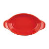 Churchil Cookware Red Inter Oval Eared Dish 9"x5" (Pack 6)