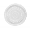 Disposable Plastic Vented Lids for Soup Contianer 8oz-16oz (Pack 50) [500]
