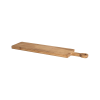 Giant Wooden Presentation / Display Paddle Board In Rustic Hevea 760 x 200 x 25mm