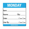 Monday Item / Date / Use By 50 x 50mm Food Labels (Pack 500)