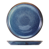 Genware Terra Porcelain Aqua Blue Coupe Plate 19cm