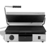 Hallco MEMT16030XNS Large Single Panini Grill 2.8kW Ribbed top and bottom Non Stick Plates