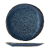 Genware Terra Porcelain Aqua Blue Organic Platter 28.5cm