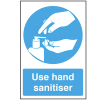 300x200mm Use Hand Sanitiser, self adheisve vinyl notice