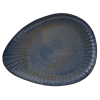 Rustico Aegean Reactive Oval Plate 34cm