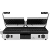 Hallco MEMT16050XNS Double Panini Grill 2 x 1.8kW Ribbed top and bottom Non Stick Plates