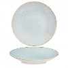 Churchil Stonecast Duck Egg Blue Deep Coupe Plate 10.625"