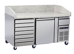 Pizza prep counter