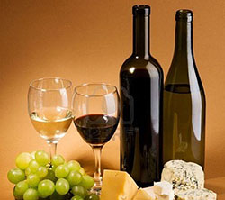 Cheese and wine evening