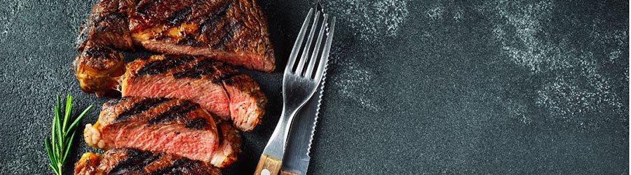 Close up of a juicy steak