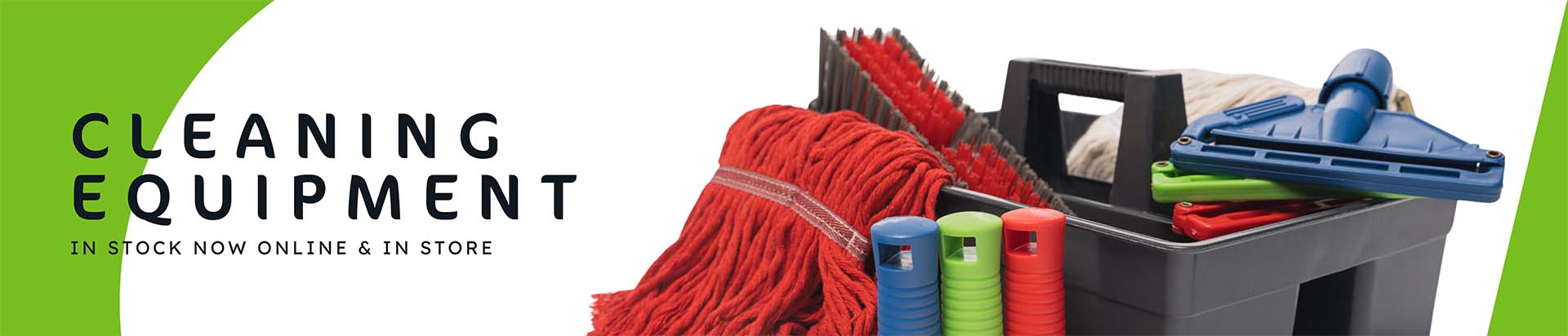 Image of colour coded cleaning equipment