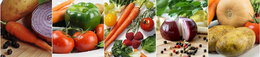 Images of vegetables and healthy food