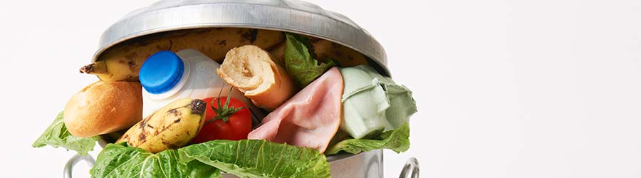 Close up of a bin