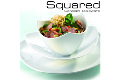Porcelite Squared White Crockery
