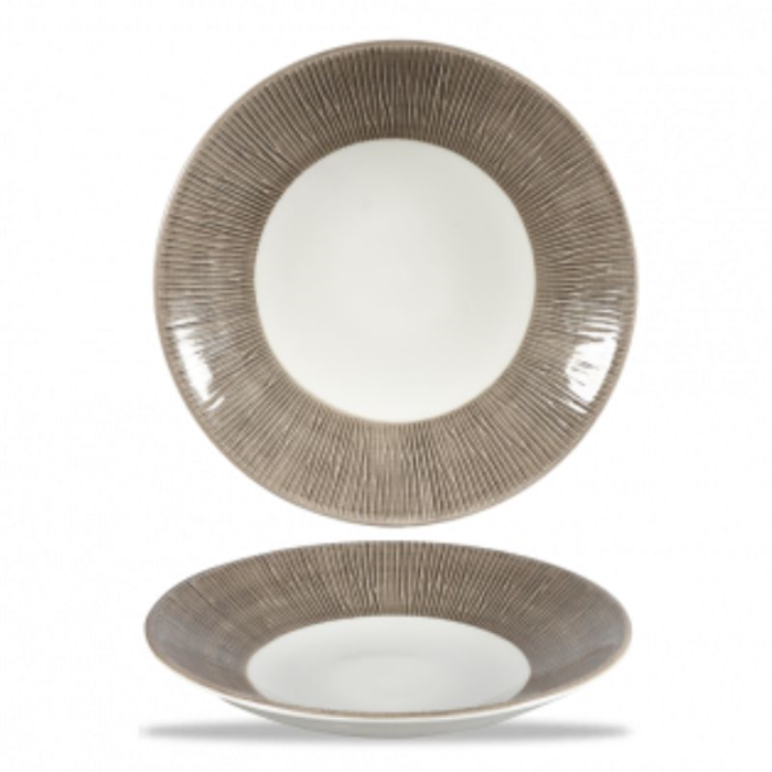 Churchill Bamboo Spinwash Dusk Deep Coupe Plate 9.88" (Pack 12)