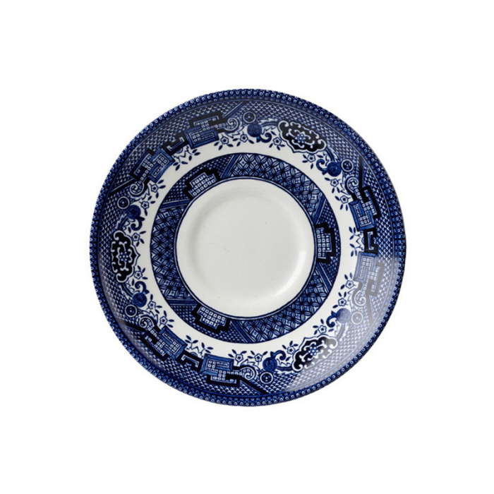 Churchil Vintage Prints Blue Willow Georgian Tea Saucer 5.5" (Pack 12)