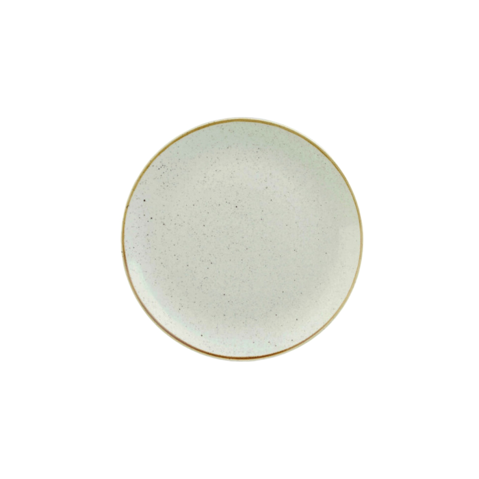 Churchil Stonecast Barley White Evolve Coupe Plate 8.67"