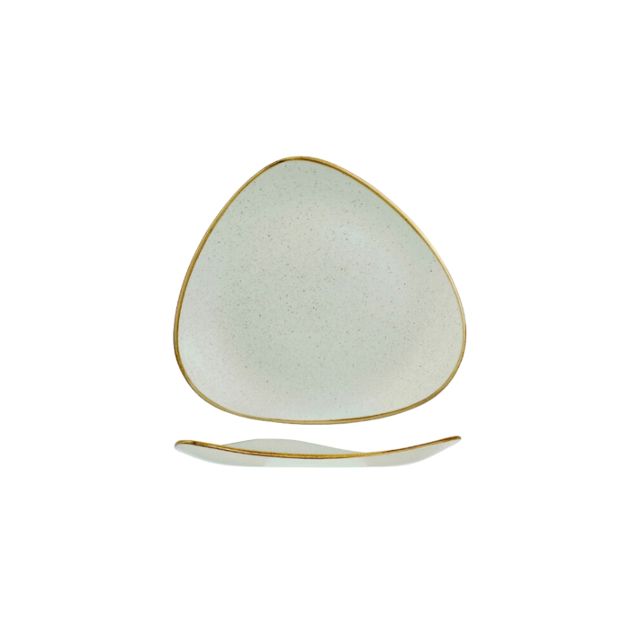 Churchil Stonecast Barley White Lotus Plate 7"