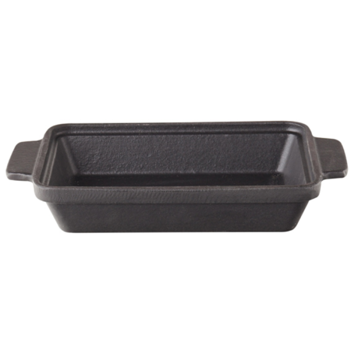 Cast Iron Rectangular Eared Dish 8" (20cm) 15oz (43cl)