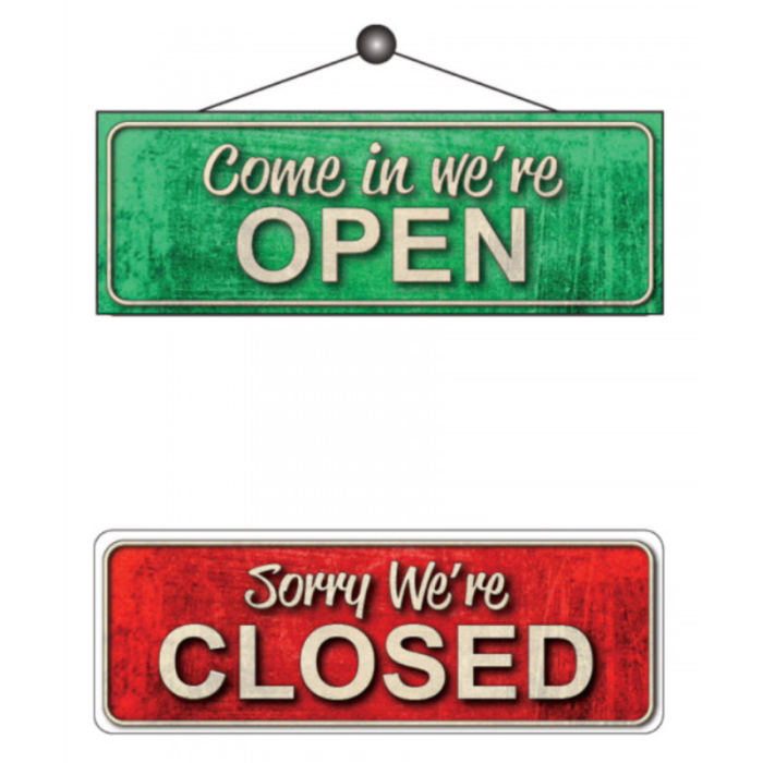 Red / Green Open & Closed Notice