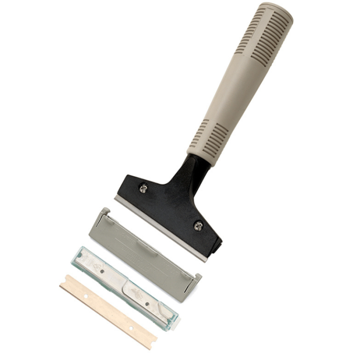 Deluxe Window Scraper With Metal Handle