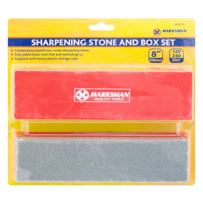 Marksman Sharpening Stone and Box Set 8'' / 20cm