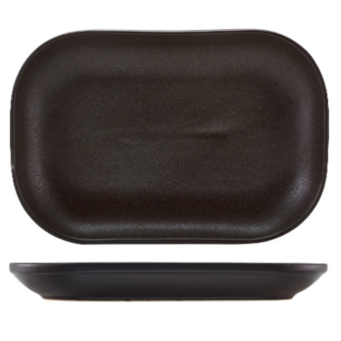 Genware Terra Stoneware Antigo Rectangular Plate 24 x 16.5cm