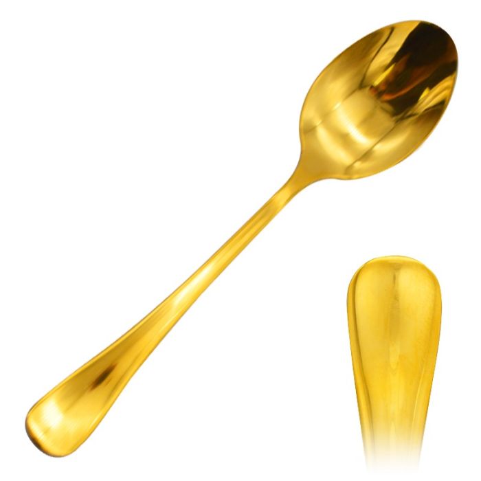 Crest Gold Dessert Spoon (Dozen)