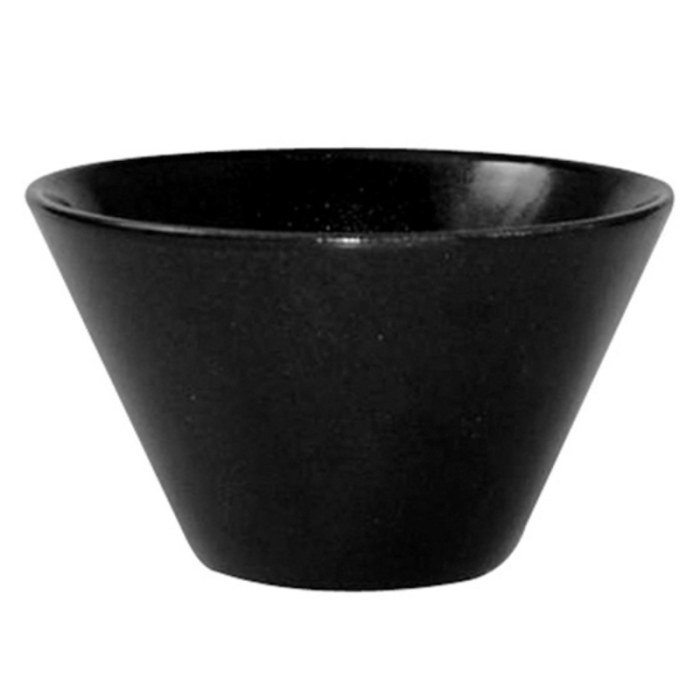 Churchil Metallic Black Bit On The Side Zest Bowl 17.5oz (Pack 6)