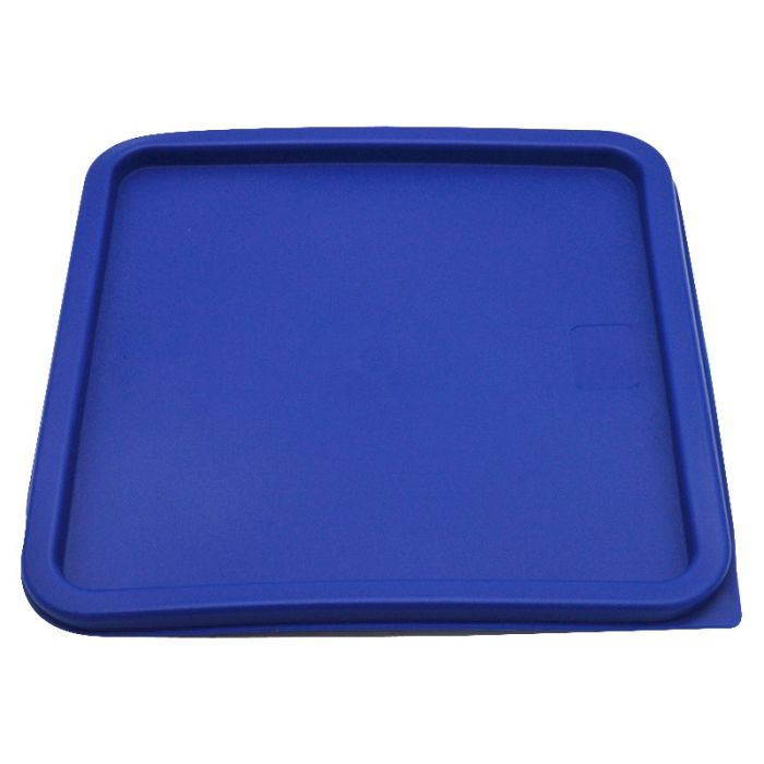 Square Food Ingredient Storage Container Lid Blue