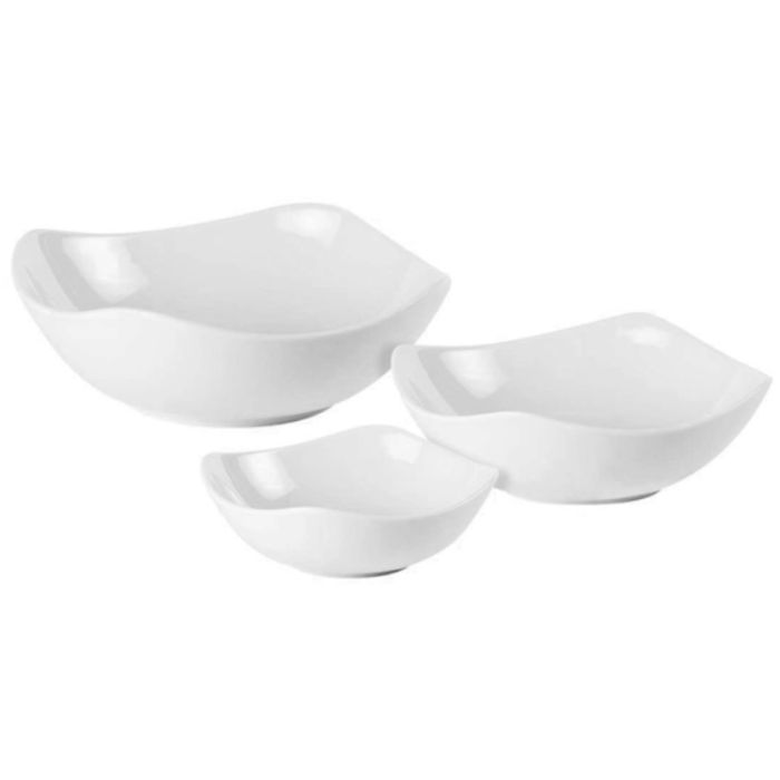 Porcelite Square Bowl 17cm (18.5cm) 15oz