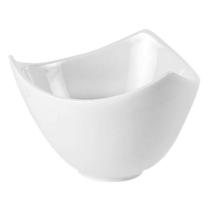 Porcelite Triangular Bowl 16x10.5cm / 19oz