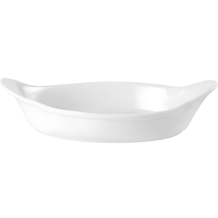 Porcelite Oval Eared Dish 16.5cm