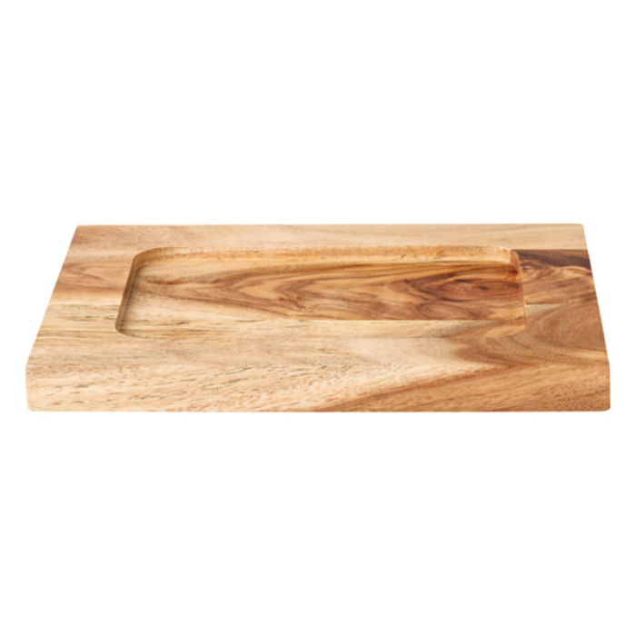 Cast Iron Rectangular Wood Board 8.25 x 6.25" (21 x 16cm)