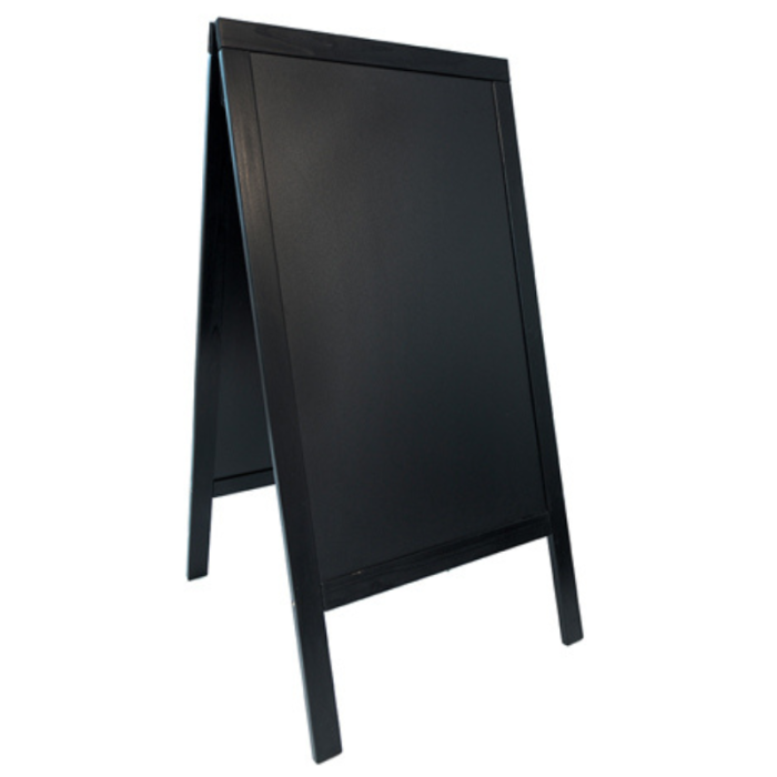Securit Pavement Sandwich Duplo Chalk A-Board Black 70x120cm