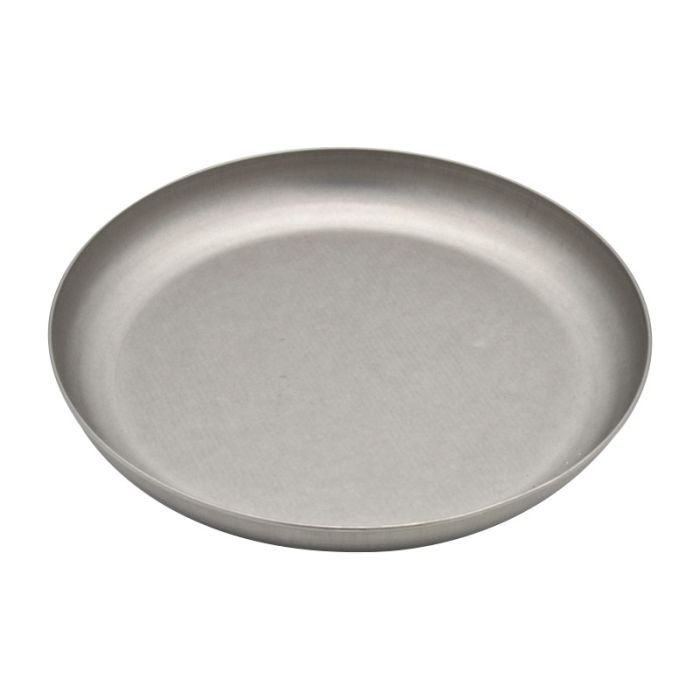 Vintage Steel Round Coupe Plate 26cm