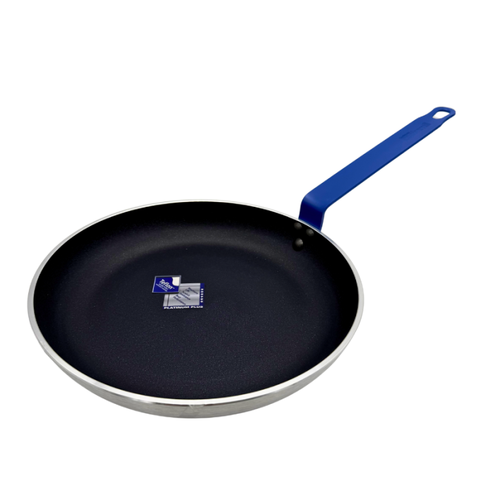 Cooksmill Aluminium Teflon Non Stick Induction Frying Pan Blue Handle 28cm