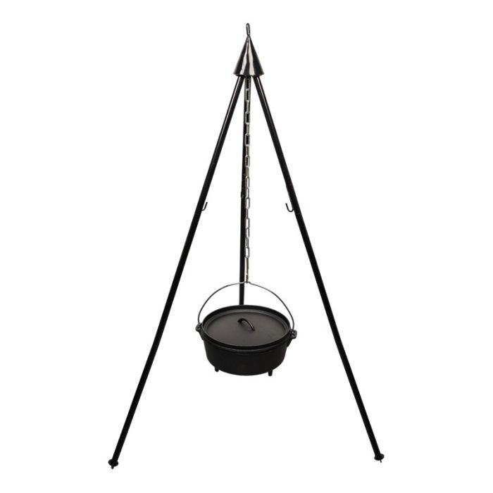Cast Iron Cooking Set including Tripod Stand