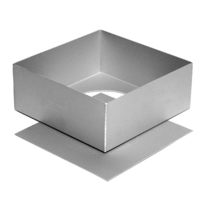 Silverwood 9" x 3.25" Square Cake Pan with Loose Base