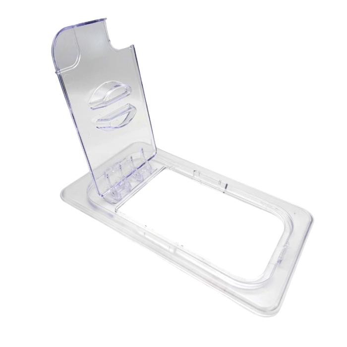 Gastronorm Flip Lid Clear Polycarbonate 1/4