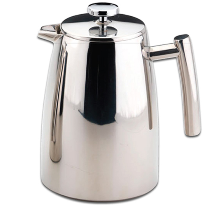 Grunwerg Café Stål Belmont 18/10 Stainless Steel Double Wall Cafetiere  8 Cup
