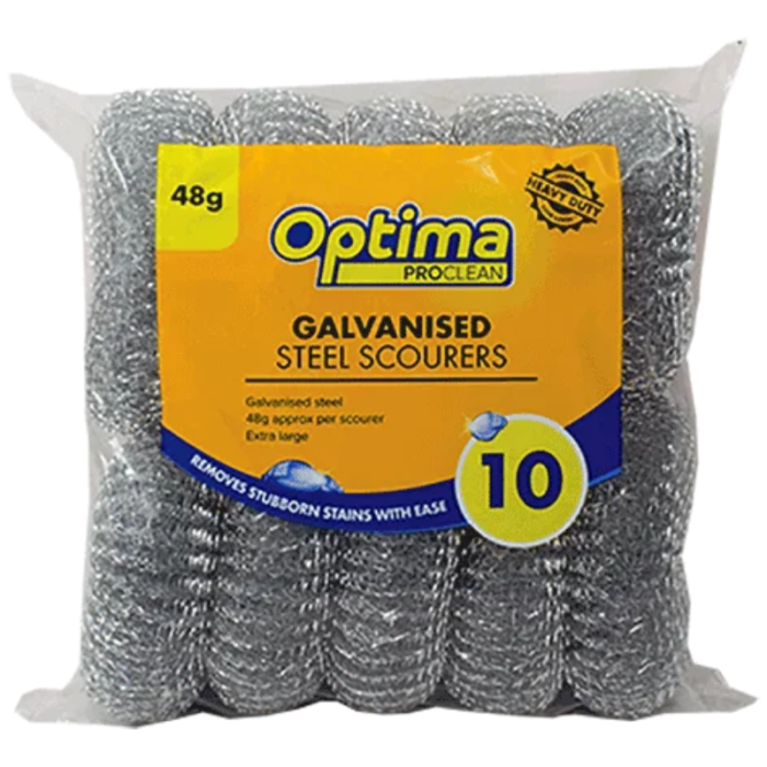 Galvanised Steel Scourer 48g (Pack 10)