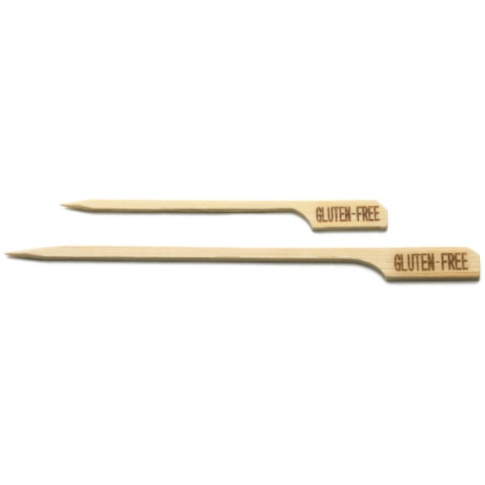 Tablecraft Bamboo Paddle Pick Gluten-Free 9cm (Pack 100)